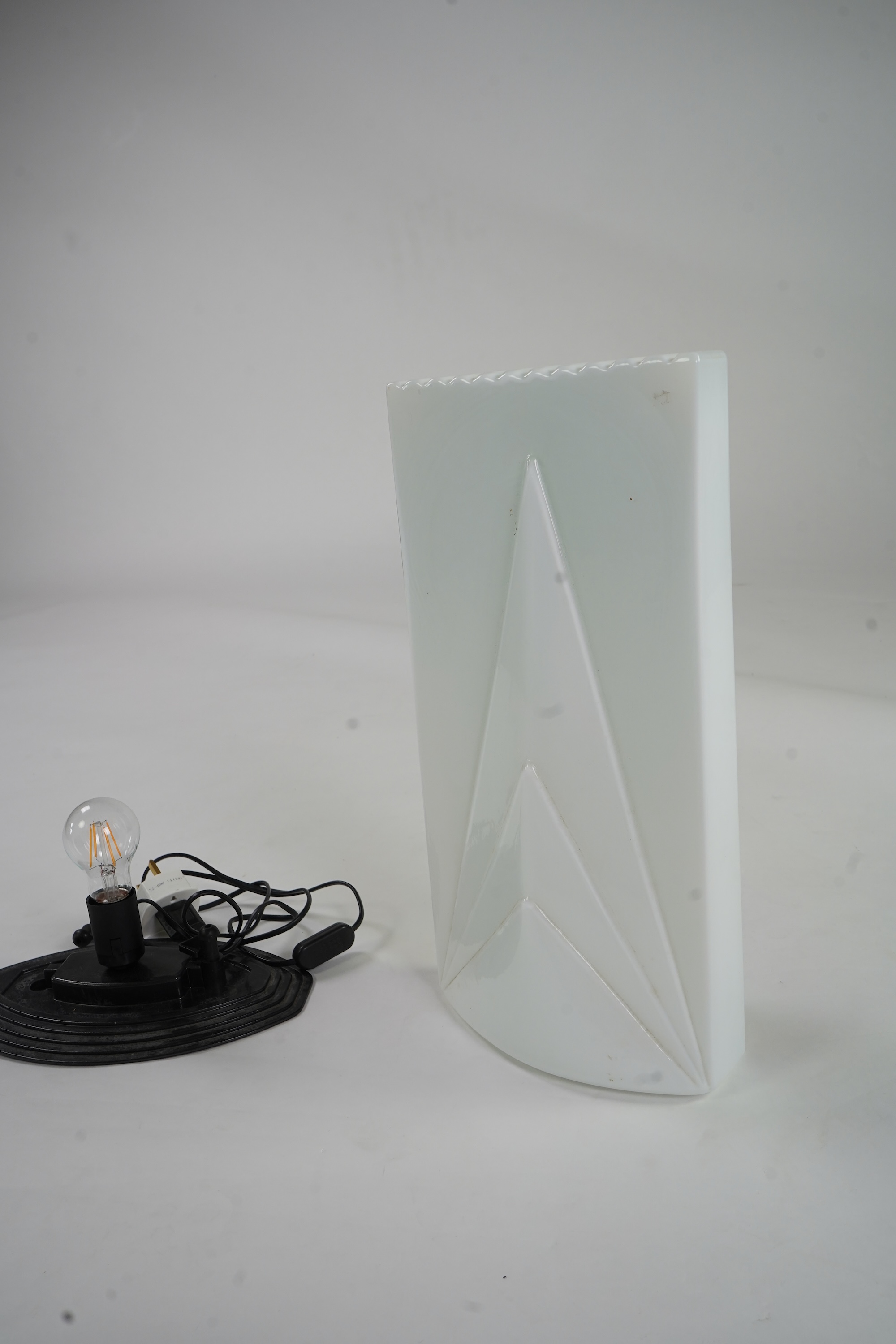 An Art Deco style 'Skyscraper' lamp